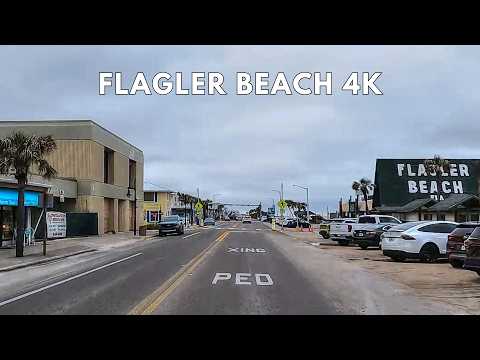 Flagler Beach 4K Driving Tour | Scenic Florida A1A Coastal Drive
