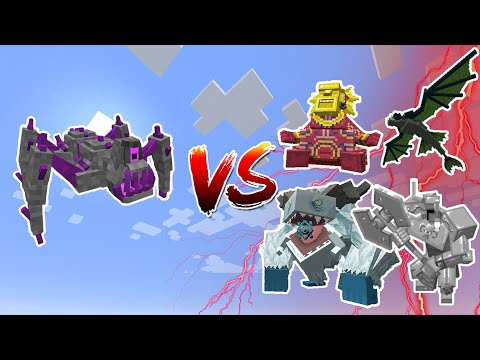 10 Insane Minecraft Mob Battles + Arachnon's Epic Showdown!
