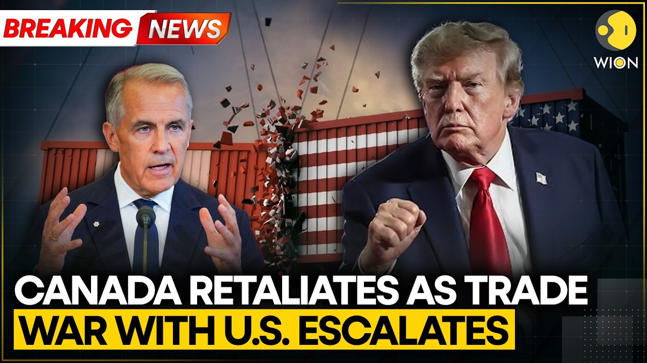 US-Canada Trade War | Trump: Canada Wans Benefits of a State Without Being One | WION Breaking