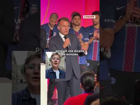 👀 Voici comment s'est déroulée la réception des joueurs du PSG à l'Élysée #shorts #psg