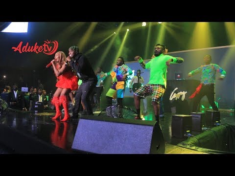 Dj Cuppy and Zlatan Ibile Lock Down Abuja Performed Gelato on Stage