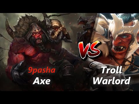 How to Axe offlane vs Troll Warlord/Ancient Apparition (feat. 9pasha) | First 10 minutes