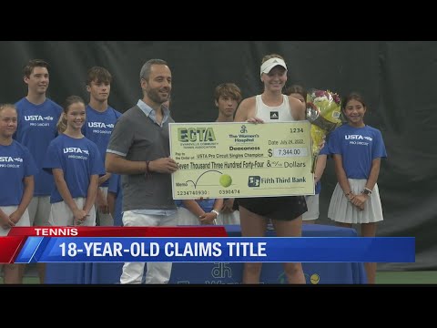 Ashlyn Krueger wins Women's Hospital Classic singles title