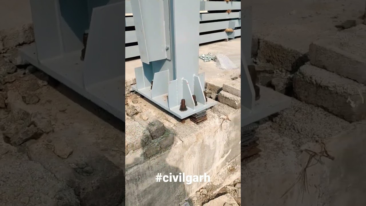 hide nut bolt in steel column | |steel structure |PEB work | 2022