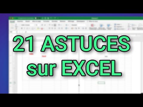 Excel: 21 Tips for Beginners (Excel Tutorial Tips and Tricks FR)