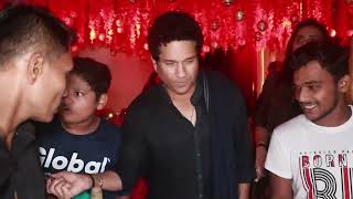 Sachin Tendulkar Spotted With His Wife Anjali Tendulkar At Akina Restaurant In Bandra