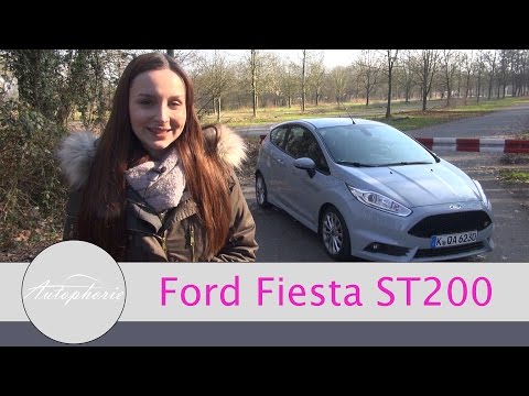 Ford Fiesta ST200 Test / GIRLS REVIEW / Larissa testet Fiesta ST Sondermodell - Autophorie