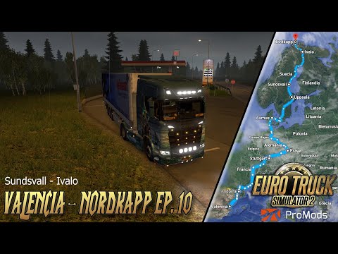 Euro Truck Simulator 2 | Sundsvall - Ivalo (Parte 2) | 🚛 Scania S | Promods 2.30