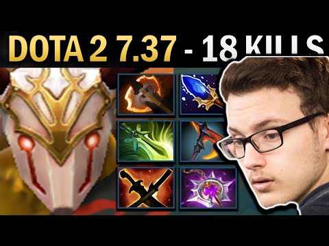 Juggernaut Gameplay Miracle with 18 Kills and Butterfly - Kez Dota 2