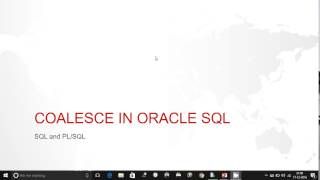 COALESCE IN ORACLE SQL