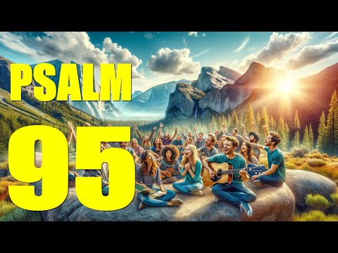 Psalm 95 Reading:  A Call to Worship and Obedience (With words - KJV)
