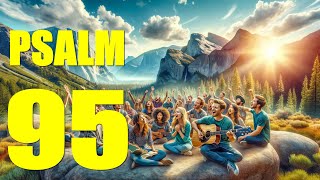 Download lagu Psalm 95 Reading:  A Call to Worship and Obedience (With words - KJV) mp3