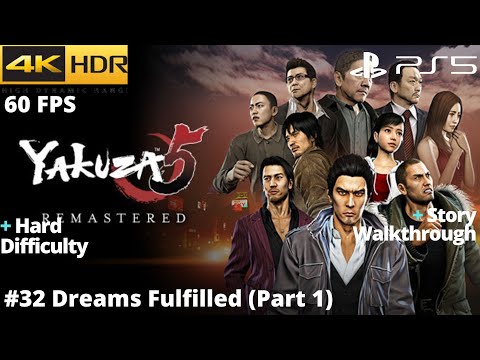 Yakuza 5 Remastered (PS5) - #32 Dreams Fulfilled (Part 1) HARD WALKTHROUGH No Commentary