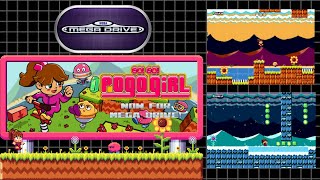 Go! Go! PogoGirl - New Megadrive Game 2025