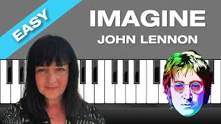 Imagine by John Lennon for easy piano