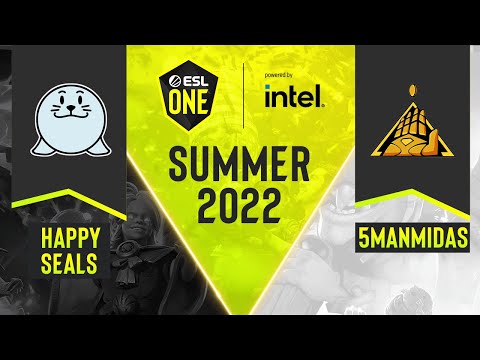 Dota2 - Happy Seals vs. 5ManMidas - Game 1 - DPC NA Tour 3 - ESL One Summer 2022