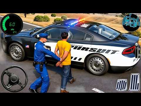 Police Car Chase Simulator 3D Game - Real Cop Cars Driving Simulator 2025 - Android GamePlay