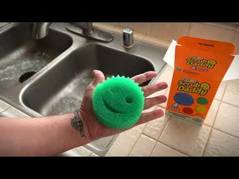 Original Scrub Daddy Scratch-Free Multi-purpose Dish Sponge BPA-Free Polymer Foam Odor Resistant