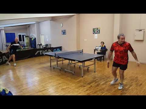 İVTTA masa tenisi turnuvası final maçı Mehmet Yılık Aykut Cem Safoğlu