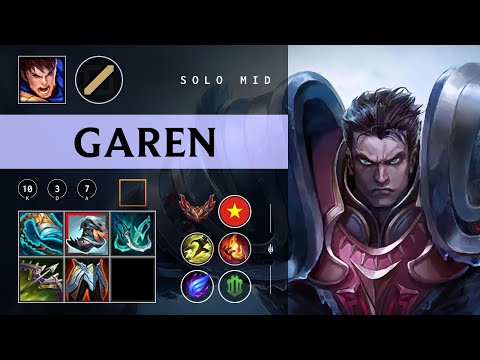Garen Mid vs Orianna - VN Grandmaster Patch 26.03