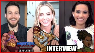 INTERVIEW: Chris Wood, Sarah Michelle Gellar, & Tiffany Smith | Masters of the Universe: Revelation video