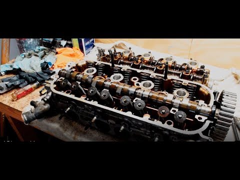 F22 Honda Accord Cylinder Head Disassembly