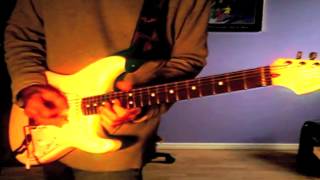 BLUES GUITAR - Jeff Beck Strat - Instrumental Slow Blues Solo - Kenneth St. King