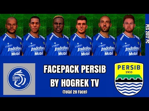 Facepack PERSIB BANDUNG BRI Liga 1 Indonesia for t99 | PES 2017