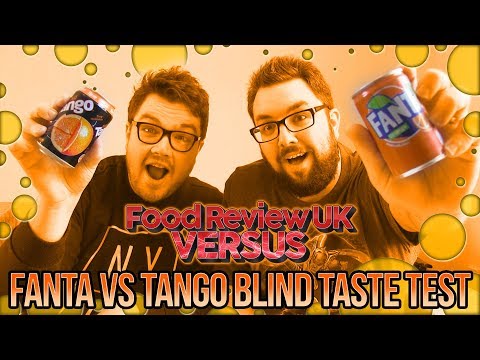 Fanta VS Tango Blind Taste Test Review | Food Review UK VERSUS