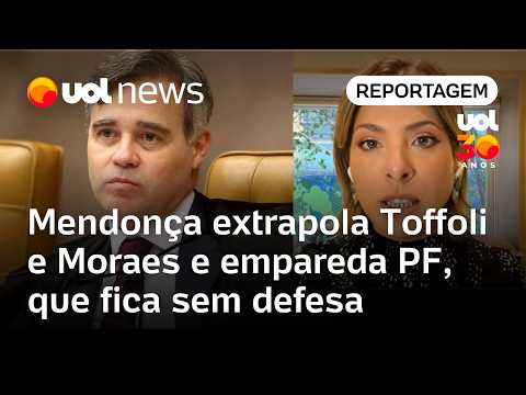 Mendonça extrapola Toffoli e Moraes e empareda Polícia Federal, que fica sem defesa | Daniela Lima
