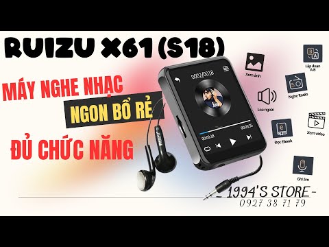 Máy nghe nhạc Ruizu X61 - Bộ nhớ 4Gb
