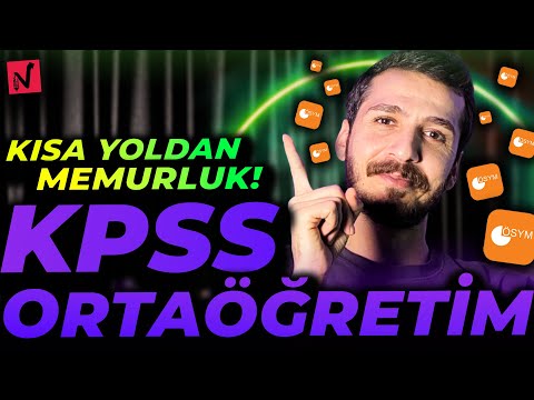 KPSS ORTAÖĞRETİM 2026: SINAVI KAZANDIRIYORUZ GARANTİ!! Her Soru Nereden Geliyor?💣 %90’ı BURADAN!