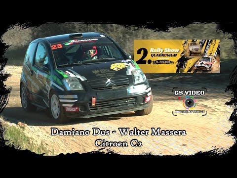 Rally Show Quadruvium 2023 | Damiano Dus - Walter Massera | Citroen C2
