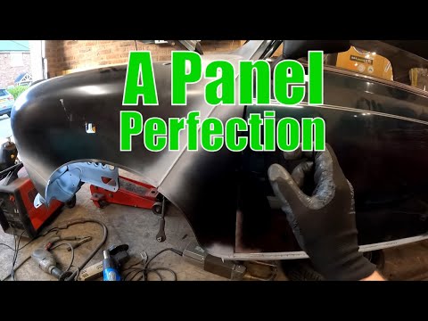 Fitting A Panels - Classic Mini Workshop - Racing Green Pt.39