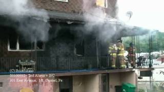 preview picture of video '20100912 -  2nd alarm - 301 East Avenue, Mt. Carmel, Pa'