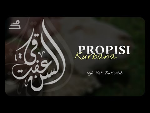 PROPISI KURBANA | šejh Ifet Zukorlić