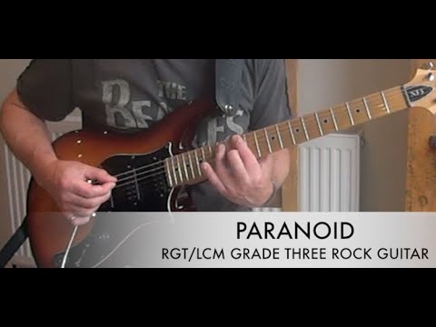 Paranoid - RGT/LCM Rock Guitar Grade Three DEMO