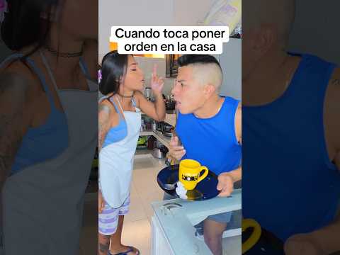 Cuando te toca poner orden en la casa 😂😂 #humor #comedia