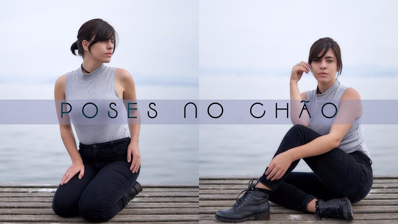 GUIA DE POSES. Poses para fotos sentada no chão