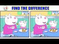 PEPPA PIG Game For Kids Find The Difference Spot The Differences 1