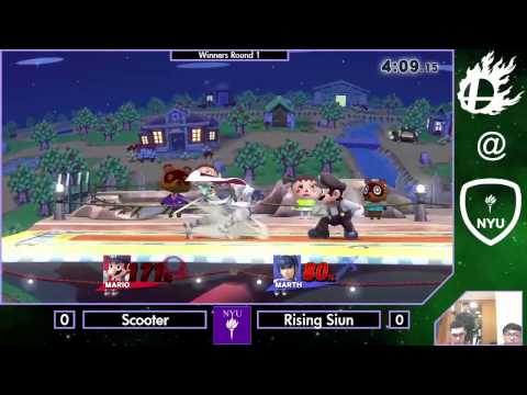 Scooter (Mario) vs Rising Sun (Marth) - WR1 - NYU Spring '17 Weekly #1