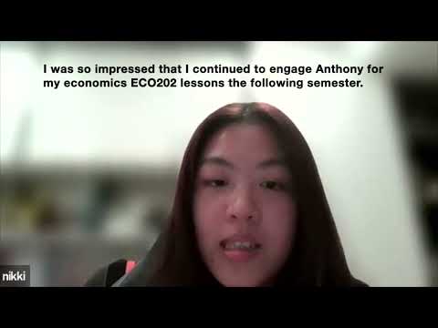 Nikki's testimonial SUSS ECO202 A grade, SUSS BUS105 A-  grade