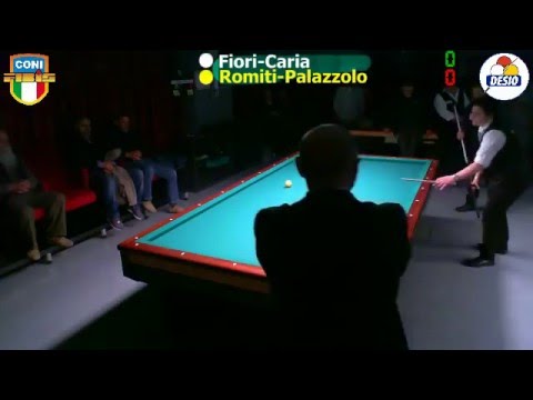 Fiori Caria vs Romiti Palazzolo - Torneo misto a Coppie CSB Billiards Club Desio 1 Aprile 2016