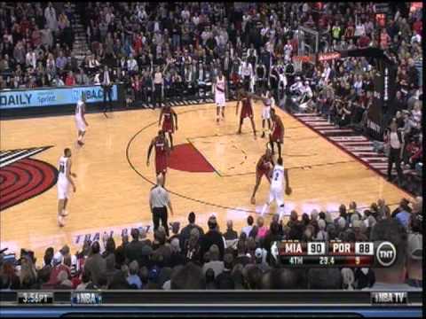 January 10, 2013 - TNT - Game 34 Miami Heat @ Portland Trailblazers - Loss (23-11)