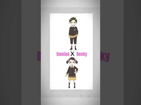 Damian x Becky Spyxfamily fusion 🌸! #damian #spyxfamily #shorts