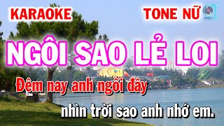Karaoke Ngôi Sao Lẻ Loi Tone Nữ - Nhạc Trẻ 8x 9x - Làng Hoa