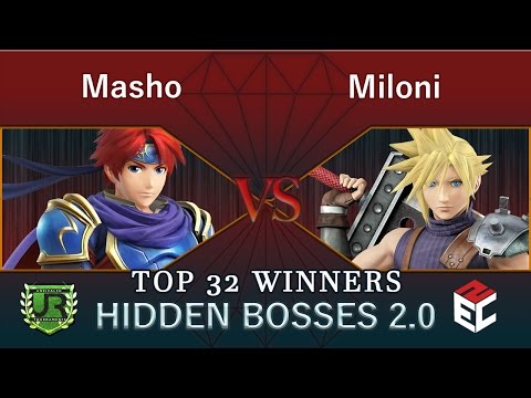 Hidden Bosses 2.0  TOP 32 WINNERS - Masho (Roy, Dedede) vs Miloni (Cloud)
