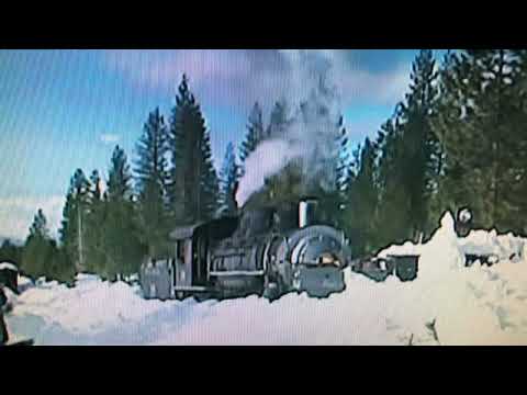 In January 2005, almost 20 years ago. The McCloud Mikado Locomotive 18 Pushes snow