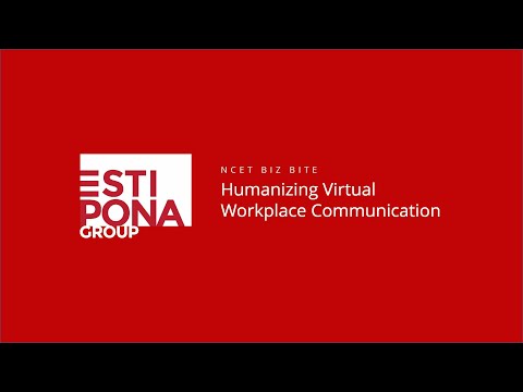 NCET Biz Bite | Humanizing Virtual Workplace Communication | Oct 28, 2020