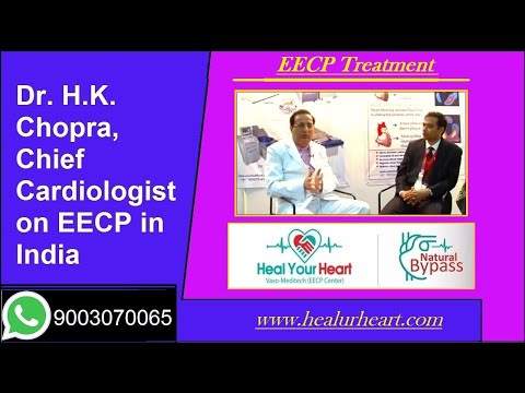 Dr. H.K. Chopra,Chief Cardiologist on EECP in India